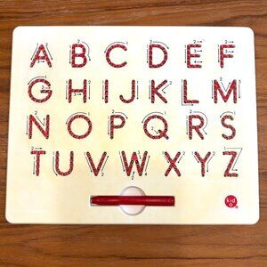 Magnetic alphabet/letter tracing board in good condition